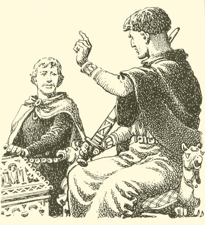 Harold, prigioniero di Guglielmo Duca di Normandia, fu costretto a fare una solenne promessa di essere il vassallo di Guglielmo da English School